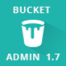 Bucket Admin Bootstrap 3 Responsive Flat Dashboard