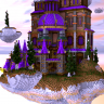 Purple Palace Skyblock Spawn // **PURPLE EXPLOSION** // Colourful !! // x=[HIGH-QUALITY-CUSTOM]=x
