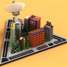 Science Сity Lobby // SCI FI // HIGH TECH // SILICON VALLEY // WOW // CITYSCAPE // 4 PORTALS // :D