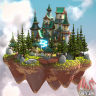 Epic Fantasy Skyblock Spawn // FAIRY TALE // HUB // LOBBY // CASTLE // HQ AND CUSTOM // WOW!!