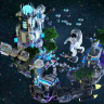 SPACE PORT SKYBLOCK SPAWN - HUGE! - PVP/ ASTRONAUT / GALAXY / EXPLORE / NASA / ROCKET / HQ //