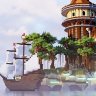 Orange Roofs - 200x200 Island with Ship, Builds /// --== LEAKED / DOLLAR-BUILDS.COM \ BUILD ==--