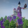Wizards Skies Skyblock Spawn // PURPLE // FANTASY // --== LEAKED / DOLLAR-BUILDS.COM \ BUILD ==--