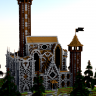 Castle - Survival Spawn // Detailed interior to explore! // CUSTOM // HUB // MEDIEVAL ///