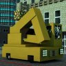 [CINEMA-4D] Minecraft C4D Excavator Rig - Editable license plate!