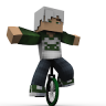 [CINEMA-4D] Minecraft Unicycle Rig