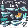 Fantasy Furniture: Sci-fi (+ Dyable Variations!)