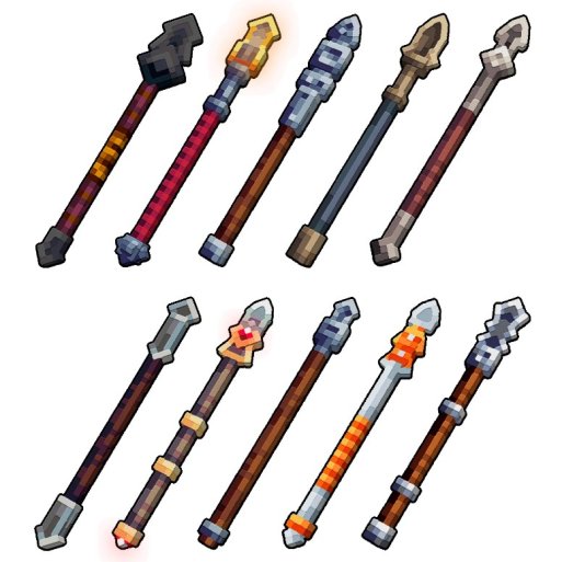 Minecraft Adventurer Spears Pack
