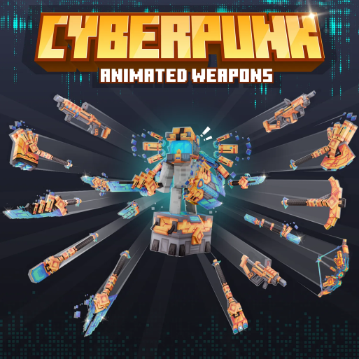 Cyberpunk Animated Weapon + Kill-Effect