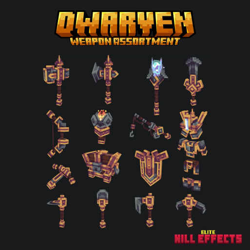 Dwarven Weapon Assortment + Kill-Effect