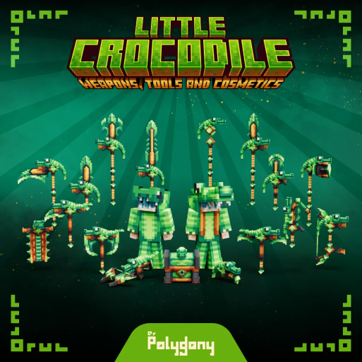 Little Crocodile Weapons & Tools Set