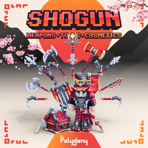 Shogun Weapons & Tools Set