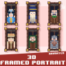 3D Framed Portrait [Animated]
