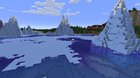 Before and after of my lake cleanup. Also compressed ice is now my most mined block (end me pls)