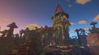 Found a nice little cliff with a nice opening that turned into this lonely tower build. I am thinking of using this as a gate that you pass through as you go into a town that I plan on building.