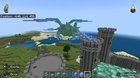 Made a ice dragon attacking a castle