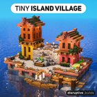 Here is a mini island village I created!