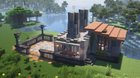 A little power station for my steam engines (Just Create SMP modpack). Do you know what can I build in the fenced area?