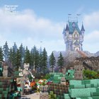 A medieval/fantasy Castle and Village i build (info in the Comments)