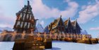 Here’s my medieval town on a survival multiplayer server I have with friends. Still a work in progress, but it’s looking pretty cool so far..