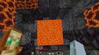 built a room where people can get their totems of undying, after falling through lava inside a volcano.