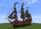 Queen Anne's revenge, finished and with sails