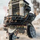 'The Steel-toe Boot' 1.21 Minecraft build, an old warehouse reforged into a mobile wasteland fortress/sanctuary, and the inhabitants getting prepared for a dangerous roadblock ahead...