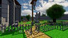 A church and cemetery, also Any good tree builders in here? Made some of my first freehand custom trees would like input.