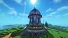 Building my nether portal place. and the start of my city.