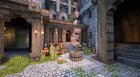 Made a little flower shop in the entrance courtyard of my castle