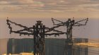 A simple set of steel and wooden transmission towers. Although simple, i really like how they came out