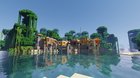 Playing on a server again, I am raking in emeralds. SMALL TOWN and a BIG HOUSE