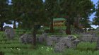 super cool forest i be making in a survival world i got with friends