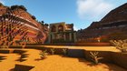 (Survival) I made a gold rush style house in the Badlands! This will be the first building of many in a town.