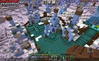 My survival frozen base with a cool village