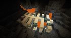 Two exposed diamond ore fossils in the same cave 
