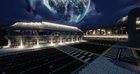 Bus terminal, train station, airport