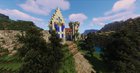 Made a small fort on the main road to mark the border of my kingdom