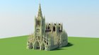 Building a cathedral, but not sure which blocks to use to texture it or to just leave it like this. Do you have any suggestions how to texture it?