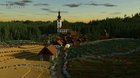 Built a medieval village inside my custom forest