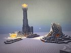 Barad-dur and mt. Doom built on xbox 360 WIP