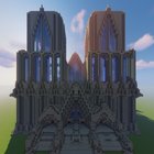 Built this gothic cathedral as a school project