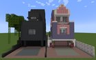 my take on the black & pink Santa Monica houses
