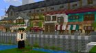 Built a street with some cute houses in my survival city :)