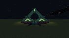 Building a portal based on the Subnautica Portals, but can't choose between lime glass (first picture) or normal green glass (second picture). Which one do you guys think is better?