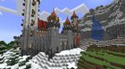 The multipurpose building of the castle is done, it has a small library, a potion room, a map room, a book storage room and a nether portal.