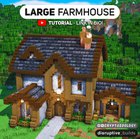 Here is a Large Farmhouse style base I created with one of my favourite builders @Cryptozoology! (tutorial link in comments)