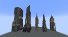 Progress on my cyberpunk city!