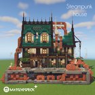 Steampunk house I made a day ago! What do you think?
