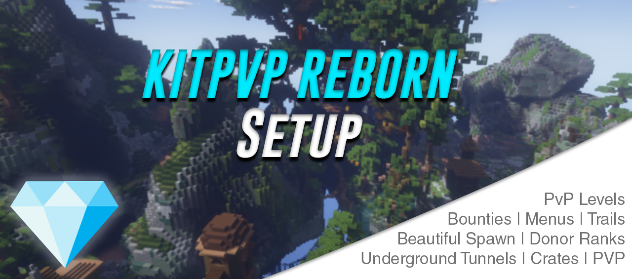 ⇸♛ KITPVP REBORN | TRUE CUSTOM PLUGINS | Levels | Tags | Trails| Ranks | Menus ♛⇷